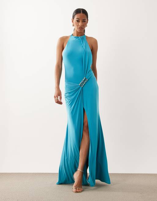 army green bridesmaid dress Olive Green Satin Mermaid Bridesmaid Dresses – Lisposa main image 0