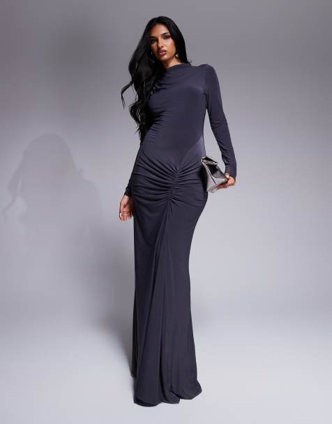 Long Sleeve Evening Dresses Shop at ASOS