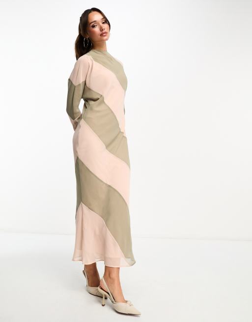 Asos discount maxi jurk