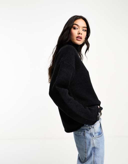 Black alpaca outlet sweater