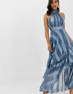 asos stripe maxi dress