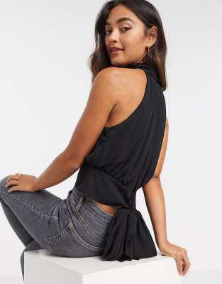 asos chiffon top