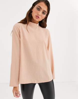 asos high neck top