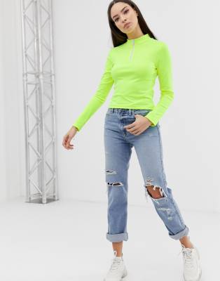asos green top
