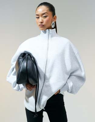 トップス Raucohouse Snowing high neck zip-up Women's Mock Neck Zip Front Warehouse One