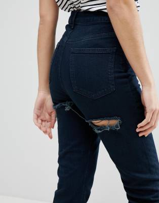 asos bum rip jeans