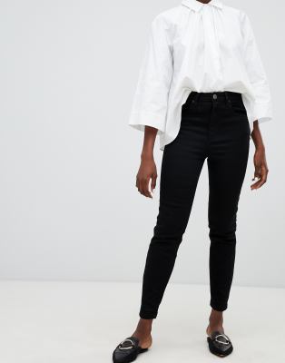 asos farleigh jeans black