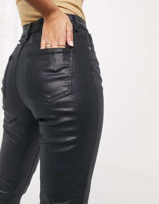 asos coated jeans