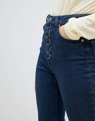 button fly mom jeans