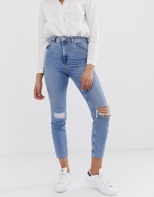 asos ripped mom jeans