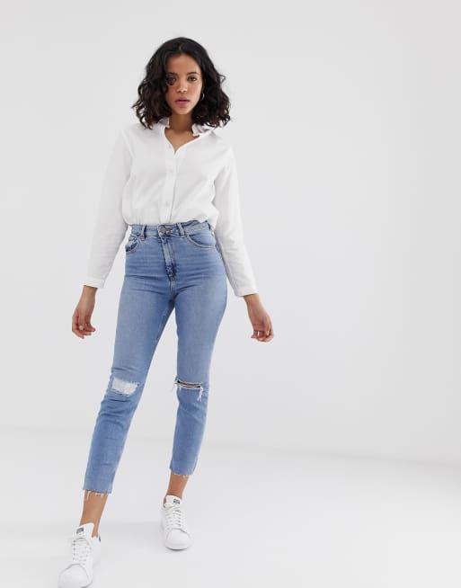 Asos farleigh mom jeans top