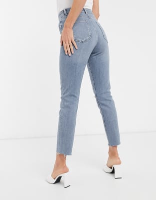 asos farleigh high waisted mom jeans