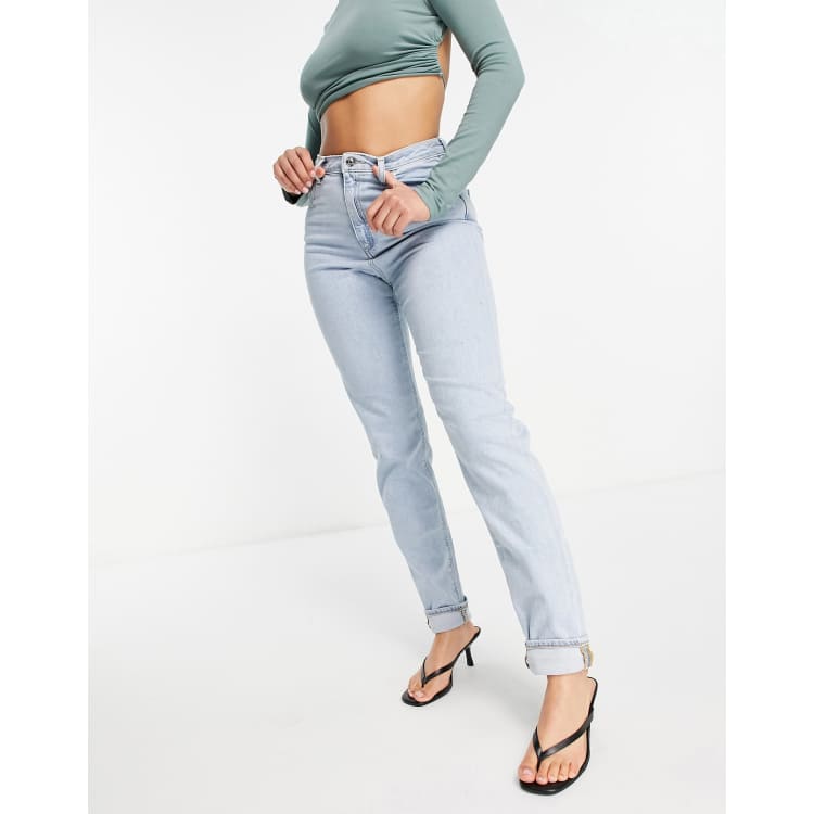 Asos farleigh high waist hotsell slim mom jeans review