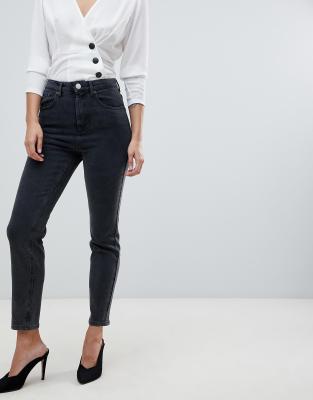 asos black farleigh jeans