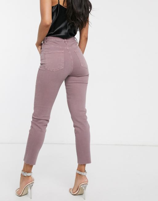 Asos design farleigh high best sale waist slim mom jeans