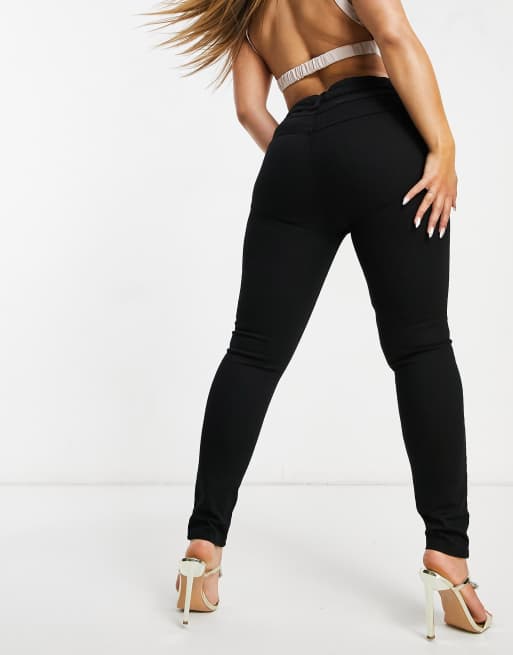 Black bum best sale lift jeans