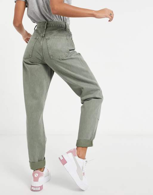 ASOS Design Baggy Utility Jeans with Zip Detail