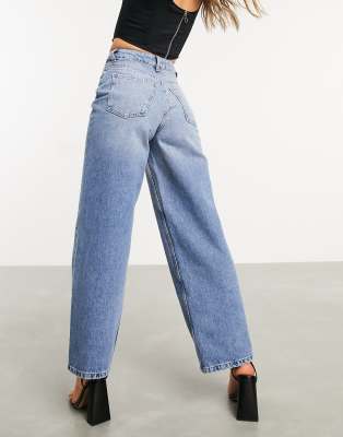 asos high rise relaxed jeans