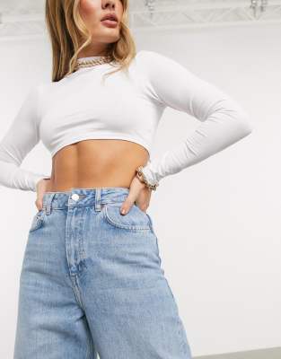 asos high rise relaxed jeans
