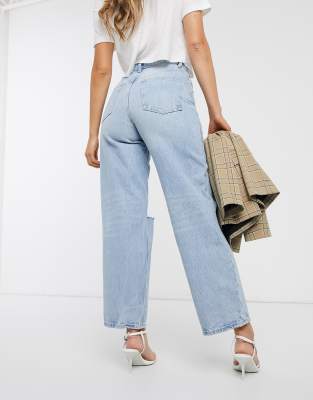 high rise relaxed jeans