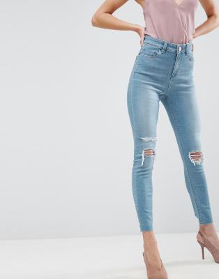 asos high waisted skinny jeans