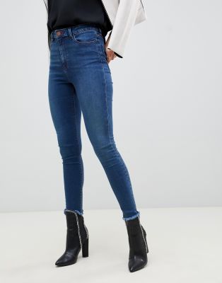 dark blue skinny jeans