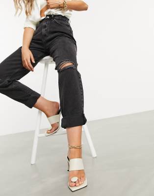 asos high rise mom jeans