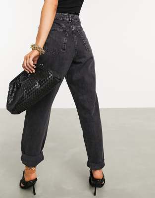 asos black high waisted jeans