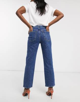 straight leg jeans stretch