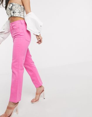 pink jeans