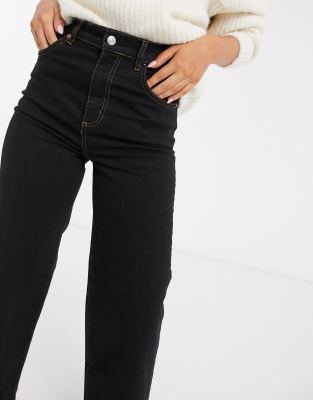 wide leg jeans stretch