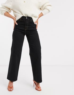 comfort stretch wide fit jeans