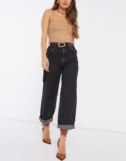 asos high rise lift and contour jeans