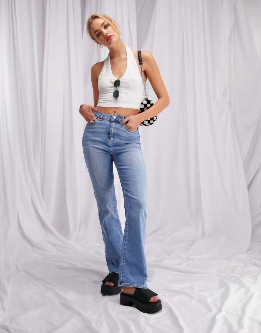 Asos wide leg clearance jeans