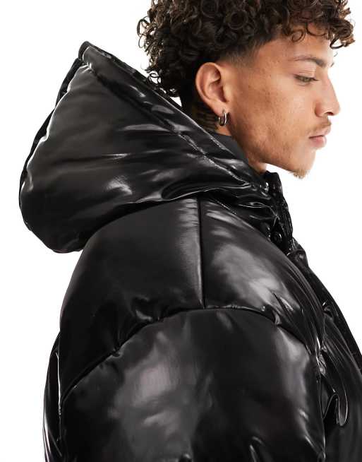 High gloss sales puffer jacket