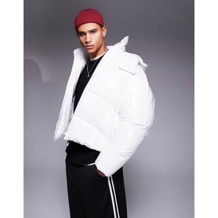 White puffer jacket asos sales