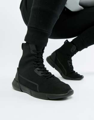 black high top trainers