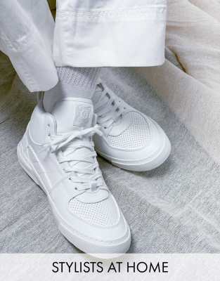 white sneakers high tops