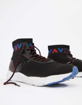 asos high top trainers