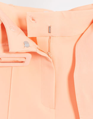 high waisted belted dress pants