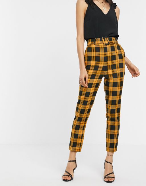 Orange 2024 checkered trousers