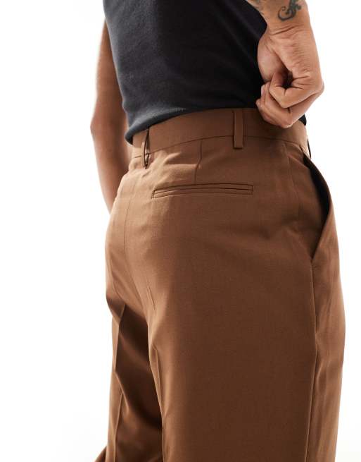 high waisted brown dress pants Size 8 Brown Velvet High Waisted Dress Pants – Sui Generis Designer  Consignment main image 1