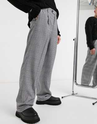 plaid designer pants