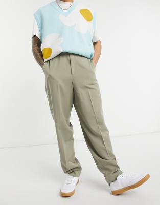 mens flared trousers asos