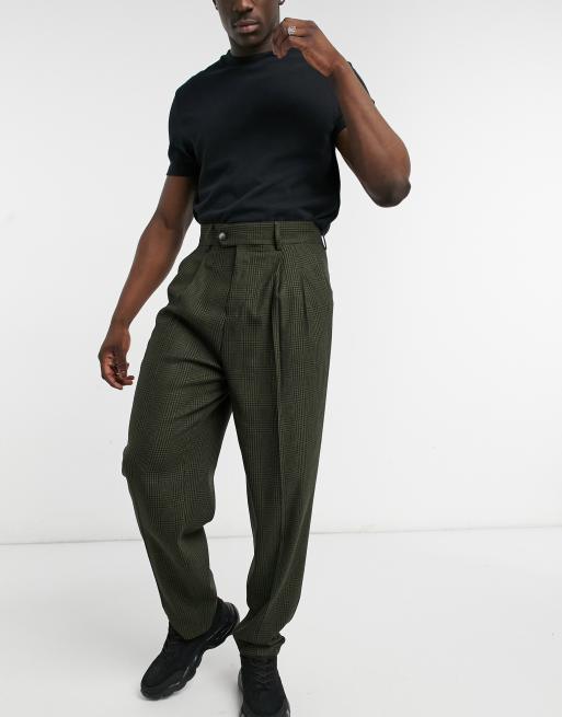 Mens high waisted cheap trousers asos