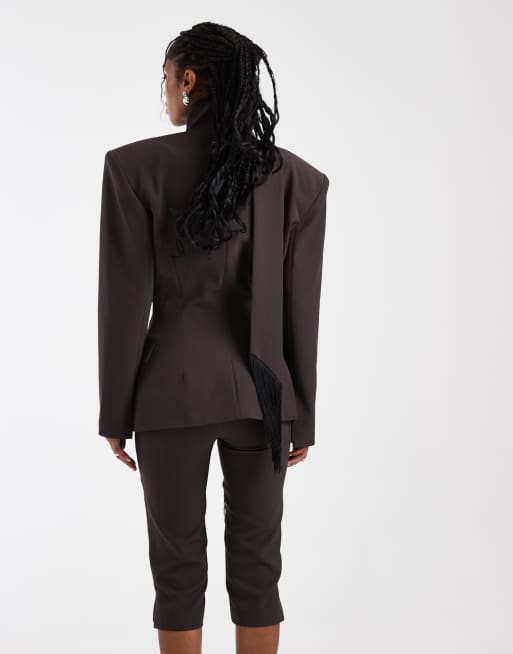 ASOS DESIGN high waist tailored capri co-ord, 2 of 5