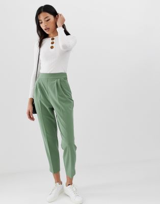 high waisted tapered pants