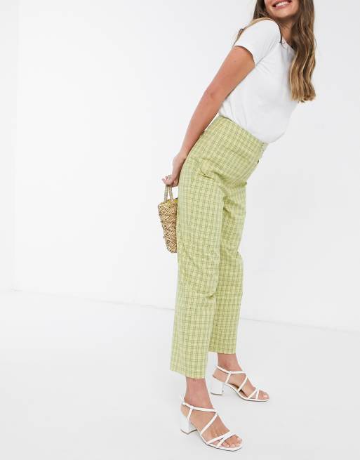 Asos hot sale checkered pants