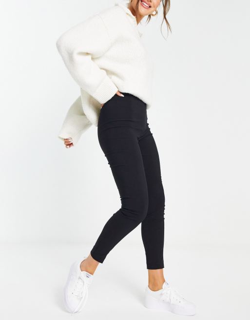 Asos design high waist store trousers in skinny fit