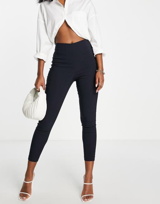 High Waist Skinny Trousers